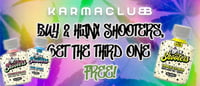 Promotional image for Buy 2 HIJNX Shooters, Get One Free