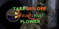 Promotional image for Take 25% OFF Khush Kush Flower