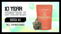 Promotional image for 10yr Celebration - Tombstoned B2G1