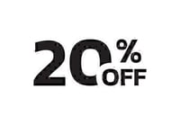 Promotional image for 20% OFF SELECTED Products