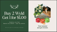 Promotional image for B2G1 $1 Wyld Edibles