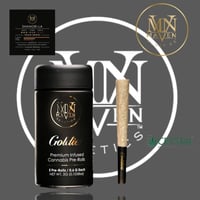 Shop FKAFL Goldies Infused Pre-Rolls 5-Pack [3g] | Crystal Nugs