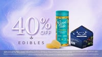 Promotional image for 40% Off Select Edibles