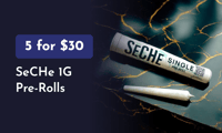 Promotional image for Seche 1g Pre-Roll Bundle / 5 for $30