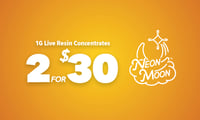 Promotional image for LR Concentrates Neon Moon (1g) 2 for $30