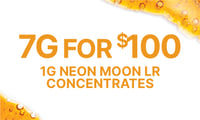 Promotional image for Live Resin Concentrates Neon Moon (1g) 7 for $100 Promotional image for Live Resin Concentrates Neon Moon (1g) 7 for $100