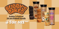 Promotional image for Bubby's Baked | 3 for $21