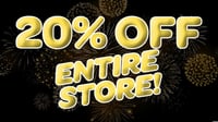 Promotional image for 20% OFF STOREWIDE!!!