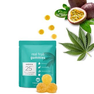 Indica Passionfruit (25mg) by Tropizen