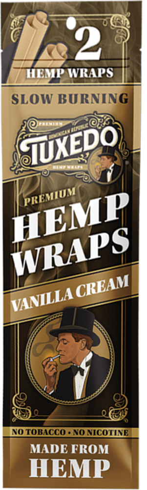 Tuxedo - Vanilla Cream Hemp Wrap