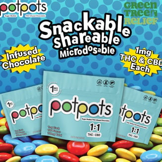 :1 Milk Chocolate [100pk] (100mg CBD/100mg THC)