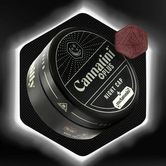 :1:1:1 Indica Blackberry Martini [20pk] (100mg THC/50mg CBN/50mg CBD/50mg Melatonin)