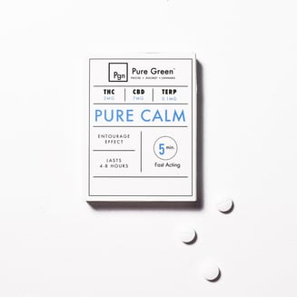 Calm 7:3 [12pk] (7mg CBD/3mg THC) by Pure Green