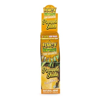 Juicy Jays Terp Infused Hemp Wraps - 2pk -Terp Infused Pineapple Shake