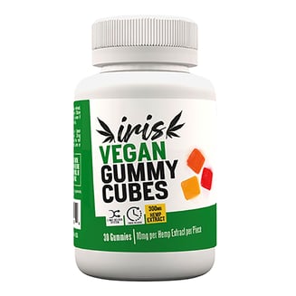 Vegan Gummy Cubes [30pk] (300mg) by Iris