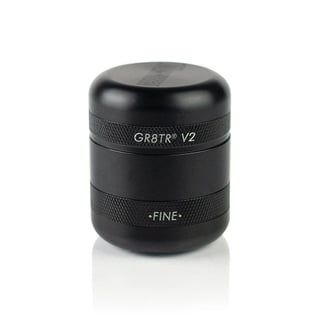Mini Gr8tr Grinder - Matte Silver/Gunmetal