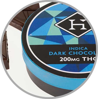Dark Chocolate Indica (100mg) by Hashman