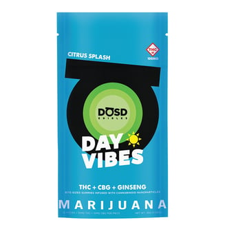 Day Vibes CBG - Citrus Splash [10pk] (100mg THC/100mg CBG/250mg Ginseng)