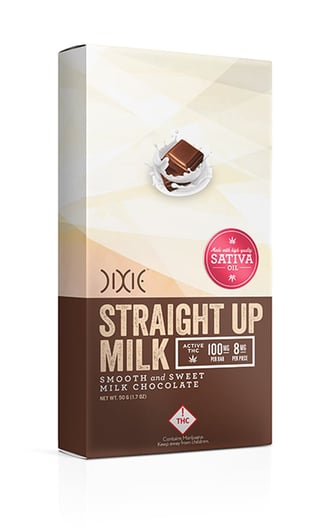 Straight Up Milk - Sativa [10pk] (100mg) by Dixie