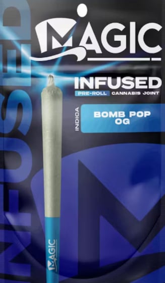 MAGIC CANNABIS | BOMB POP OG | 1.2G INFUSED PRE-ROLL