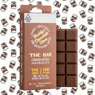 Hazelnut Milk Chocolate (100mg) by Buddy's Chocolate Haus