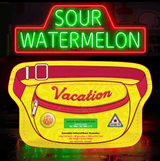 :1 Sour Watermelon [20pk] (100mg CBG/100mg THC)
