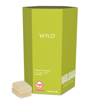 *High Dose* Pear 1:1 CBG + Hybrid Enhanced Gummies | 1000mg