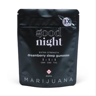 Extra Strength Dreamberry Gummies 40-pack (300mg CBD/300mg CBN/300mg THC)