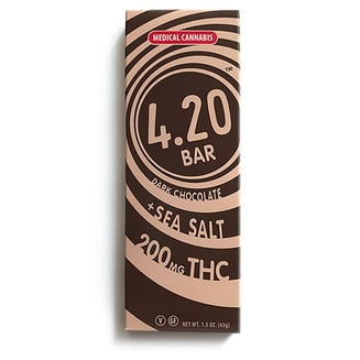 Dark Chocolate + Sea Salt (200mg) by 4.20 Bar