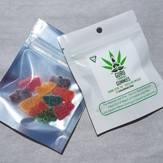 Mini Kushie Bears [5pk] (50mg) by Guru Gummies