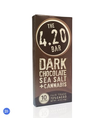 Dark Chocolate + Sea Salt (10mg) by 4.20 Bar