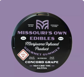 :1 Concord Grape (1000mg CBD/100mg THC)