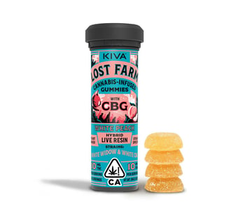1:1 White Peach CBG x White Widow [10pk] (100mg CBG/100mg THC)