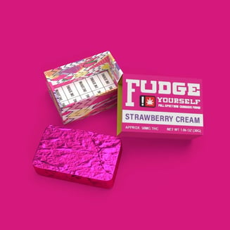 Strawberry Cream (100mg) by Fudge Yourself