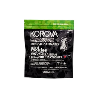 CBD Vanilla Bean [10pk] (100mg CBD) by Korova