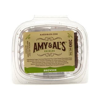 Dark Chocolate Brownie (200mg) by Amy and Al's