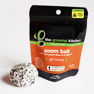 Zoom Ball - Sativa (10mg) by The Growing Kitchen