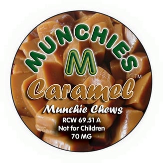 Caramel (70mg) by Munchies