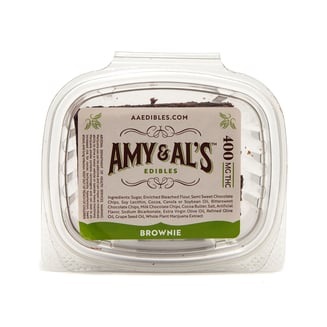 Dark Chocolate Brownie (400mg) by Amy and Al's