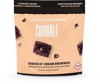 Cookies n' Cream Brownies (100mg)