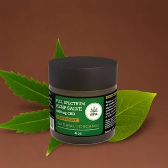 Erva (Hemp) - Peppermint CBD Salve - 4,000mg