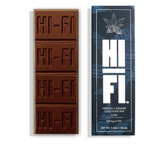 Dark Chocolate Coconut Almond (200mg) by HI-FI