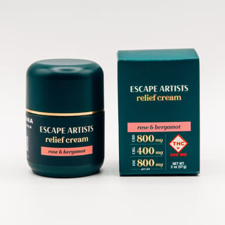 2:1:2 Relief Cream - Rose & Bergamot [2oz] (800mg CBD/400mg CBG /800mg THC)