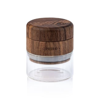 GR8TR w/ Clear Glass Jar Body - Walnut