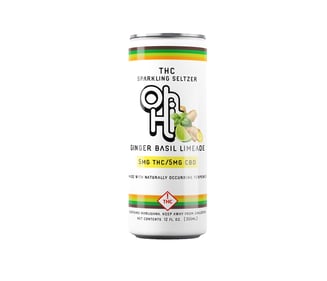 Ginger Basil Limeade | 5mg CBD/5mg THC by Oh Hi