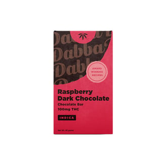 Raspberry - Indica (100mg) by Dabba Chocolate