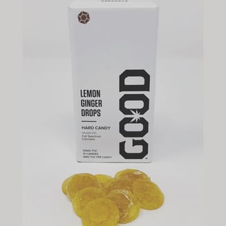 Lemon Ginger - Indica [10pk] (50mg) by Good Cannabis