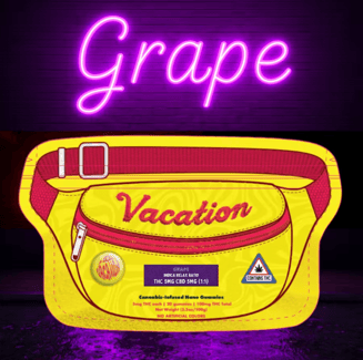 :1 Grape Ratio [20pk] (100mg CBD/100mg THC)