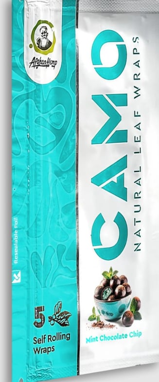 Camo - Natural Wraps 5pk (Mint Chocolate Chip)