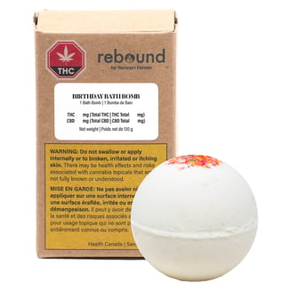Birthday Bath Bomb [1pk] (100mg CBD/100mg THC)